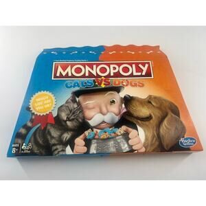Monopoly Cats Vs. Dogs Board Game Limited Edition New In Sealed Box Hasbro